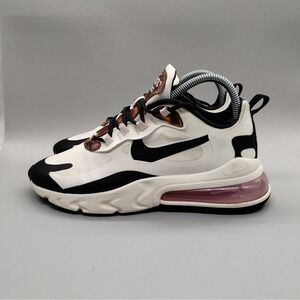 Nike Air Max 270 React 'Sail Barley Rose' Athletic Sneakers Womens Size 8 Shoes